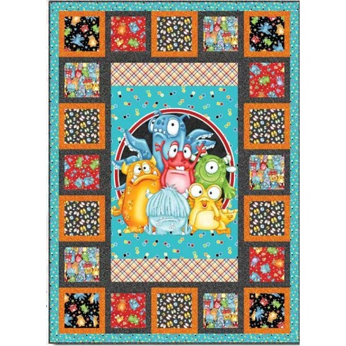 Monster'ocity Glow Monster Quilt Kit #1