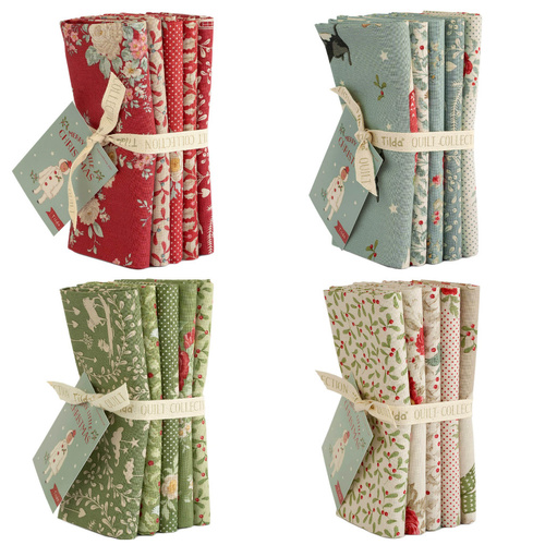Tilda Merry Little Christmas Fat Quarter FQ Bundle FULL Range