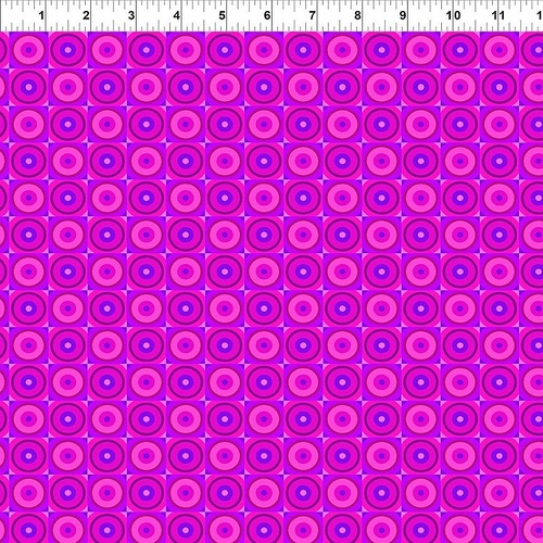 ITB Flock Together Geo Circle Squares Blender Magenta 10FT-2