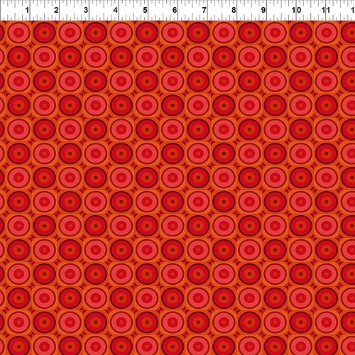 ITB Flock Together  Geo Circle Squares Blender Red 10FT-1