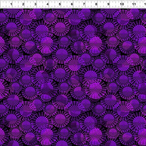 ITB Flock Together  Geo Circle Stitch Blender Purple  9FT-2
