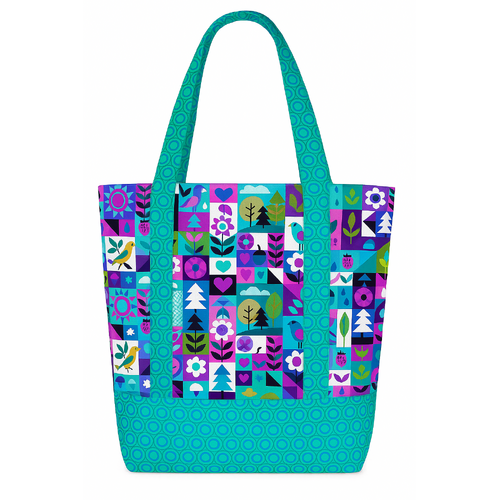 ITB Flock Together Grocery / Library / Carry Bag Kit Jewel