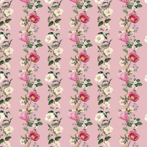 Fabric Remnant-	 Devonstone Flower Festival 72cm