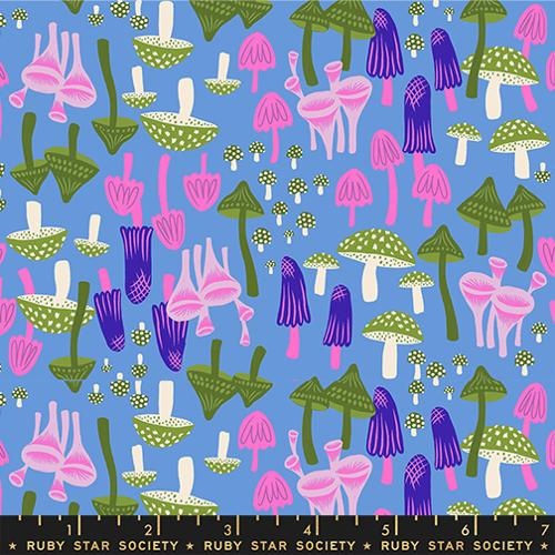 Moda Hello Alice Mushroom Land Lindley Blue RS2124 13 