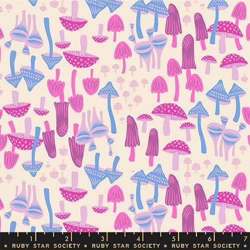Moda Hello Alice Mushroom Land Cream Shell RS2124 11