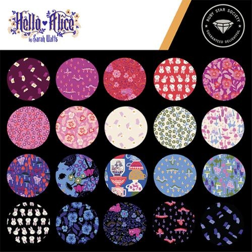 Moda Hello Alice Wonderland 1/2 Metre Bundle 