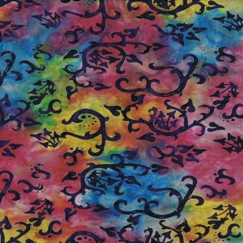 Magic Garden Batik Rainbow Scroll