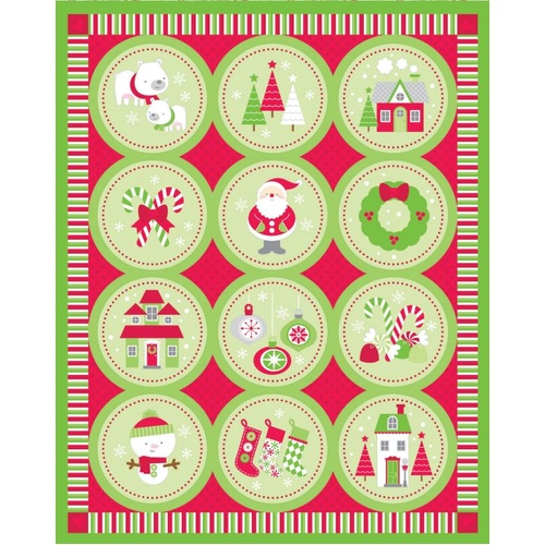 RILEY BLAKE Super Sale Home for the Holidays Christmas Panel 3971