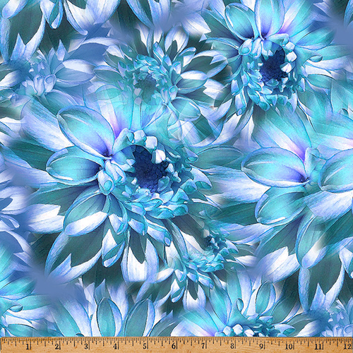 Hoffman | Bloom Floral Quilting Fabric Cornflower W5398-451