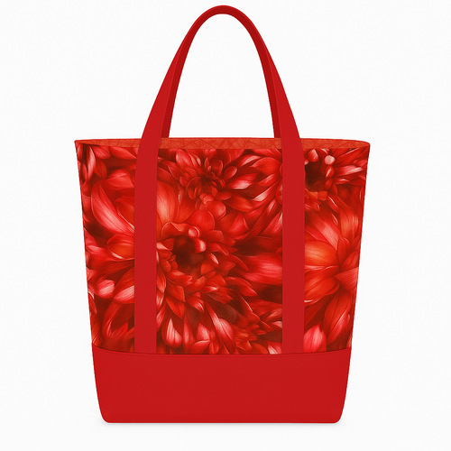 Hoffman | Bloom Floral Quilting Fabric Grocery Bag Kit Nasturtium