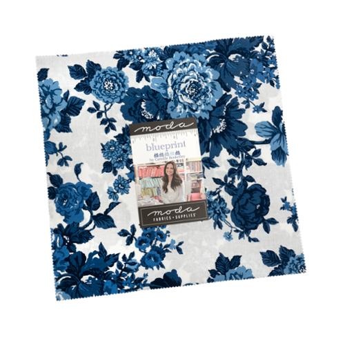 Moda Camille Roskelley | Blueprint – Layer Cake 10" Squares