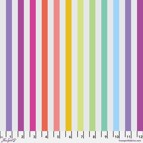 Tula Pink | True Colors Graywork – Disco Stripe Whisper PWTP231.WHISPER