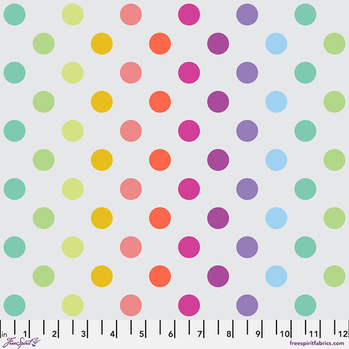 Tula Pink | True Colors Graywork – Disco Poms Whisper PWTP262.WHISPER