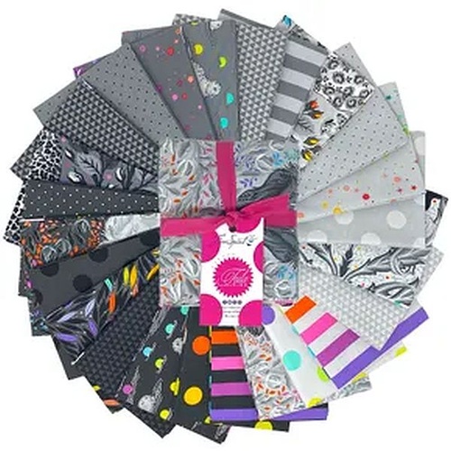 Tula Pink | Graywork & True Colors FQ Fat Quarter Bundle