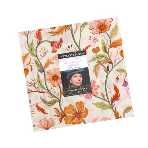 Moda | Floral Fondant Linna Warme – Layer Cake 10″ Squares (89910LC)