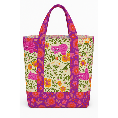 Moda Hello Alice Cheshire Cat Grocery / Library / Carry Bag Kit