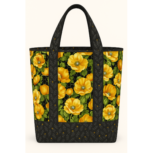 Bloomin Poppies Grocery / Library / Carry Bag Kit