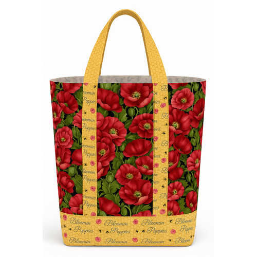 Bloomin Poppies Grocery / Library / Carry Bag Kit #2