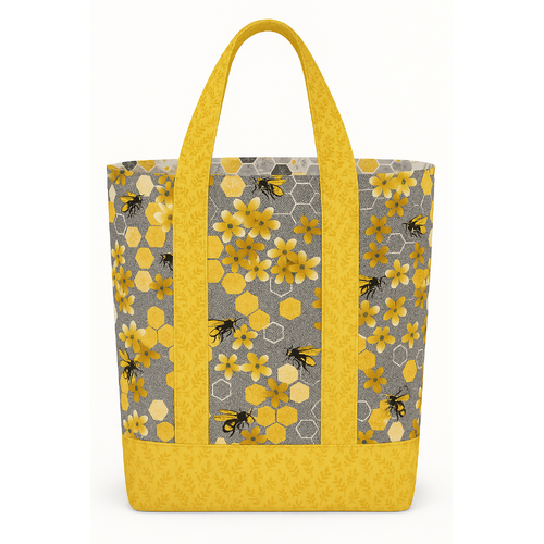 Bloomin Poppies Bees Grocery / Library / Carry Bag Kit 