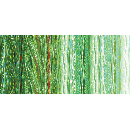 Fabric Remnant | Dreamscapes Digital Gradient Dots  (80cm x 112cm)