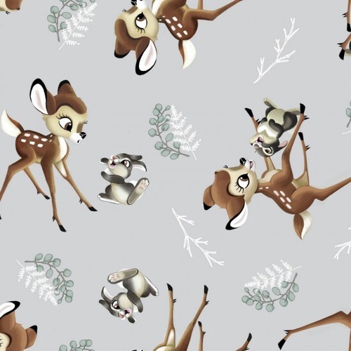 Fabric Remnant I 	 Licensed Disney Bambi Thumper  (52cm x 112cm)