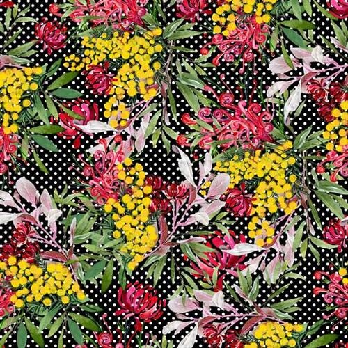 Fabric Remnant | Botanicum Bliss Aussie Bush Dream (90cm x 112cm)
