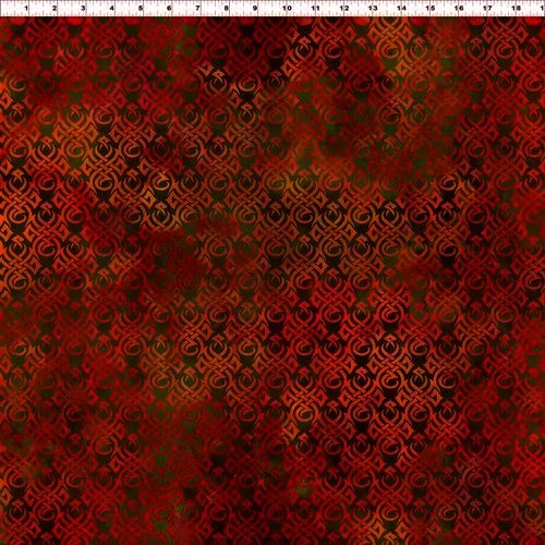 Fabric Remnant |Dragons The Ancients Flames (62cm x 112cm)