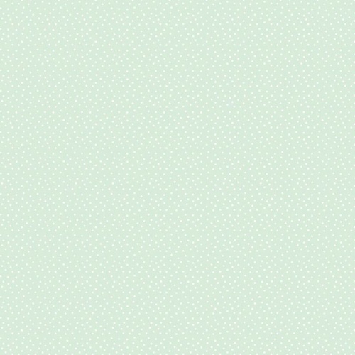 Fabric Remnant | Sarah Kay With Love Scattered Dots Mint (55cm x 112cm)