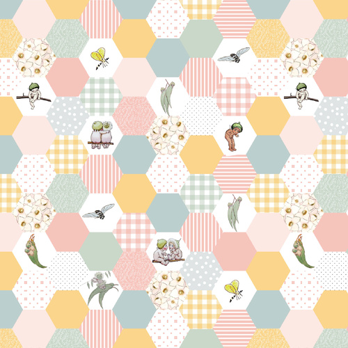 Devonstone | May Gibbs Garden Playtime – Hexies Multi MG1058