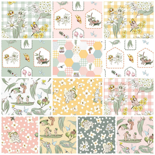 Devonstone | May Gibbs Garden Playtime Fat Quarter Bundle 
