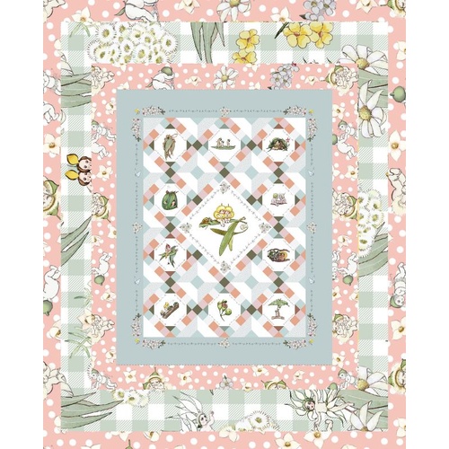 Devonstone | May Gibbs Garden Playtime  Quilt Kit #2