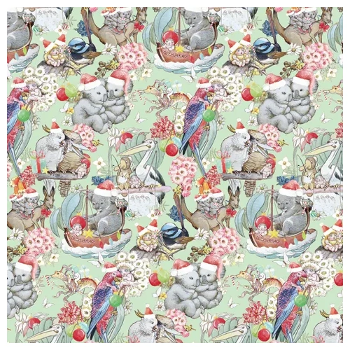 May Gibbs Christmas Tis The Season Green MG1040