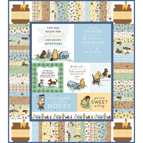 Riley Blake | Winnie the Pooh Sweet as Honey Quilt Kit