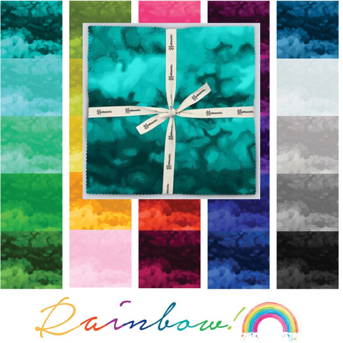 Clothworks | Misty Rainbow – 10" Layer Cake 42pc – TSQ0183