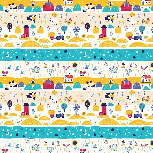 Devonstone | Pasture Bedtime Stripe Print DV7262