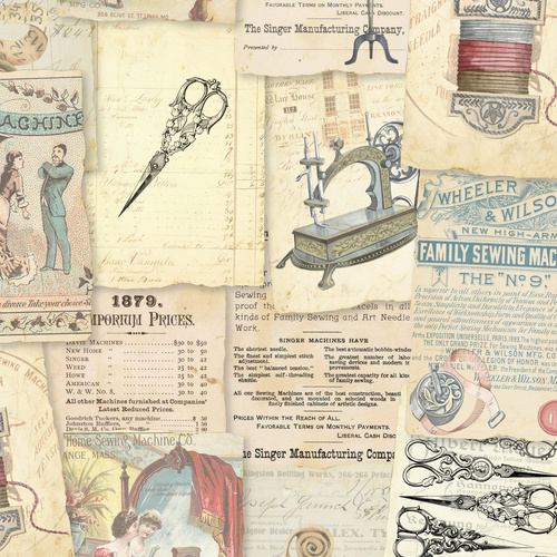 Devonstone | Uno Vintage Sewing Ephemera DV6878