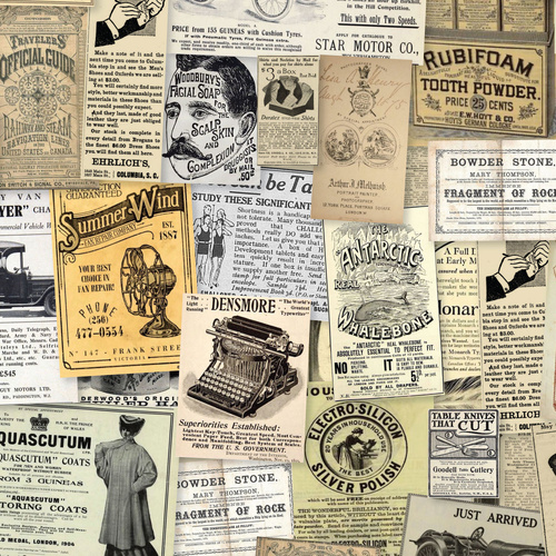 Devonstone | Uno Retro Newspaper & Ads Collage DV6879