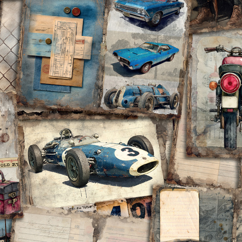 Devonstone | Uno Racing Car Ephemera DV6883