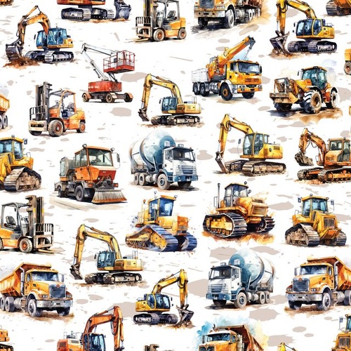 Devonstone | Big Boys Toys – Machinery Allover DV7372