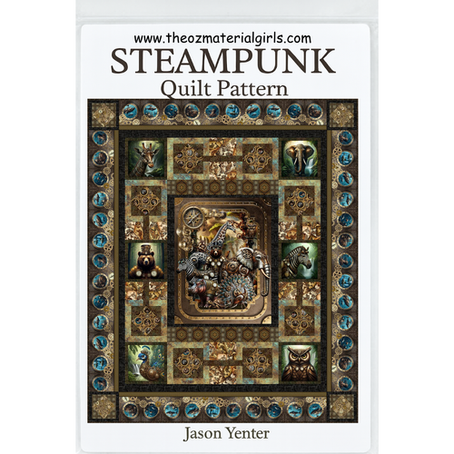 In The Beginning | QUILT PATTERN Jason Yenter | Steampunk Menagerie 