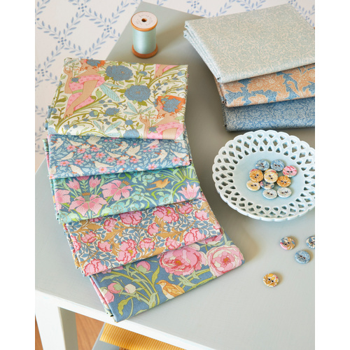 Tilda | Songbird Bird Floral 1/2 Metre Bundle Blue 
