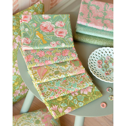 Tilda | Songbird Bird Floral 1/2 Metre Bundle Green