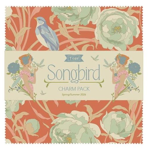 Tilda | Songbird 5″ Fabric Charm Pack 300259