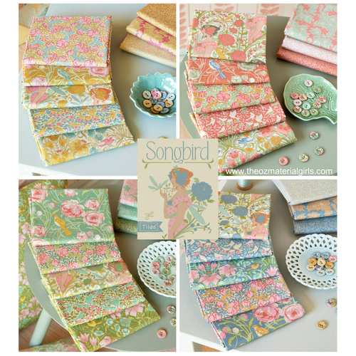 Tilda | Songbird Bird Floral 1/2 Metre FULL COLLECTION ( 20 ) 