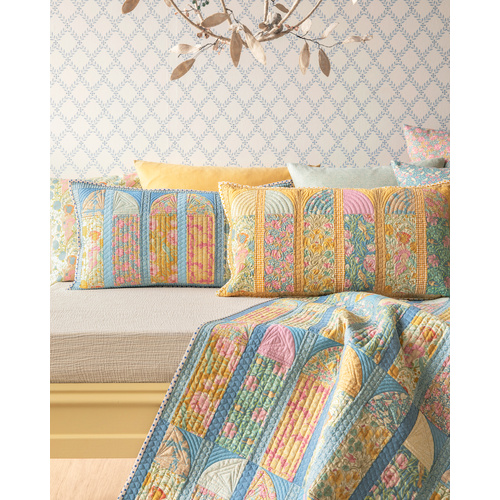 Tilda | Songbird Bird Floral Garden View Pillow Kit MUSTARD