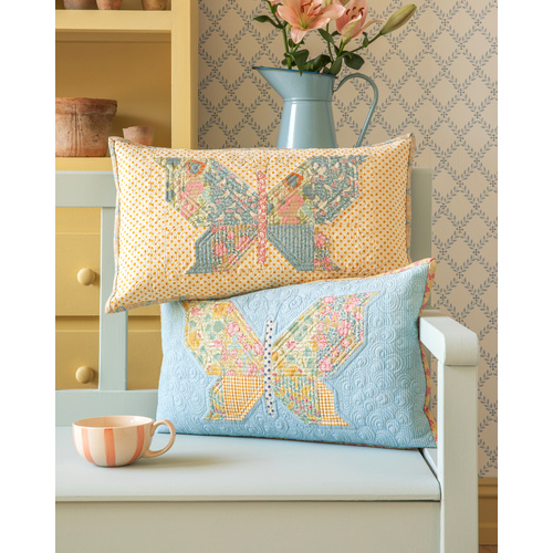 Tilda | Songbird Mosaic Butterfly Pillow Kit MUSTARD