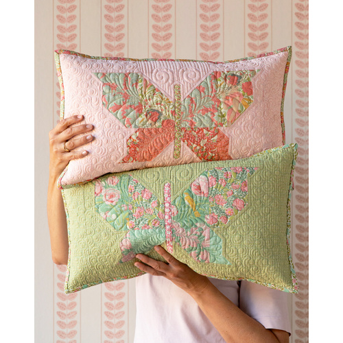 Tilda | Songbird Mosaic Butterfly Pillow Kit GREEN