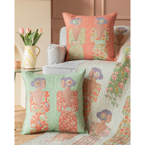 Tilda | Songbird Soiree Nouveau Lady Pillow Kit SAGE GREEN