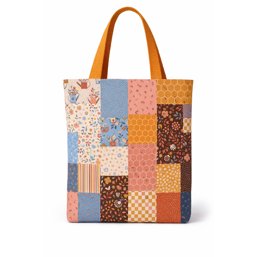 Moda | Blossoms & Blooms 5" Charm Patchwork Tote Bag Kit