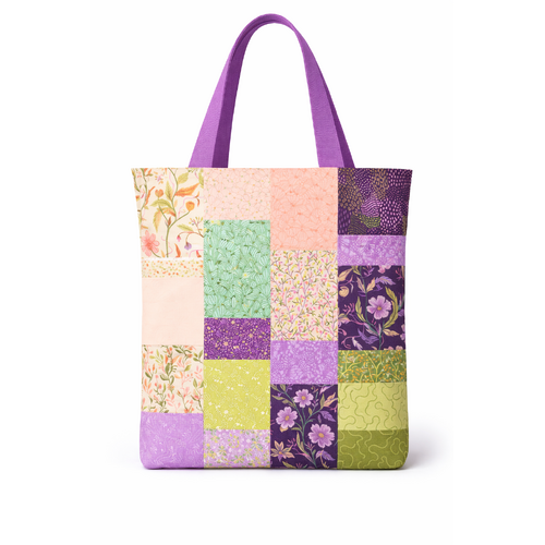 Moda | Floral Fondant 5" Charm Patchwork Tote Bag Kit